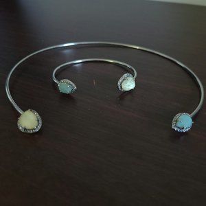 Chloe + Isabel Bianca Open Collar Necklace & Cuff